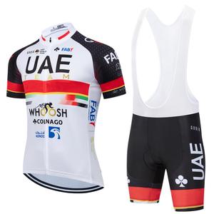 X-CQREG Men's Cycling Jersey Set Road Bike Jersey Zipper Pocket Bib Shorts with 12D Padded Cycling Clothing Set (White ,3X-Large)