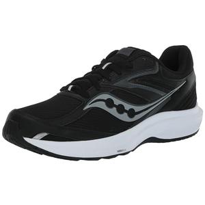 Saucony Men's Cohesion 17, Black/White, 8
