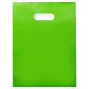 Choice Marts 100 Lime Green Bags for Small Business 1.5Mil 9"x12" Perfect For Merchandise And Retail Extra Thick Glossy Thank You Bags With Handles