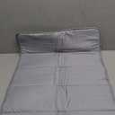 Dog Cooling Mat for Large Dogs - 35x23 Orthopedic Memory Foam Pet Pad for Summer, QMAX>0.5, Washable Premium Comfort Crate Pad for Your Furry Companion, Grey