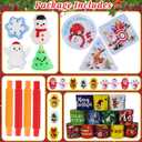 TOAPER 200Pcs Premium Christmas Party Favors Set, Bulk Goodie Bag Stuffers, Classroom Prizes, Christmas Favors Gifts for Boys, Girls