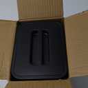 Countertop Compost Bin - 1.3 Gallons Hanging Small Trash Can with Lid for Kitchen Bathroom, Under Sink Kitchen Trash Can, Indoor Counter Compost Bucket with Lid, 5L(Black)