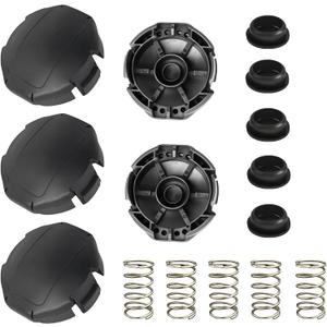 5-Pack X472000070 Speed Feed 400 Trimmer Head Wear Cap & Spool Cover 4" - Compatible with Echo SRM-225, SRM-230, PAS-225  Replacement Parts