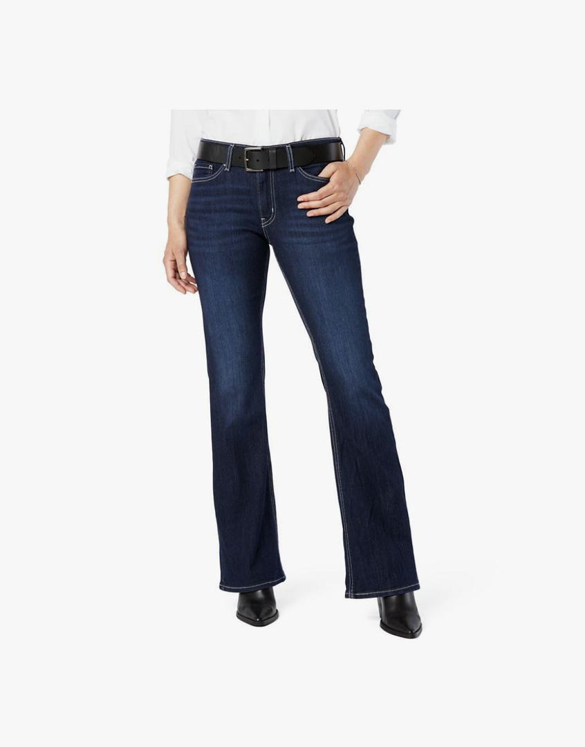 Levi Strauss Signature Gold Women's True Boot Jean Mid-Rise Stretch Denim S