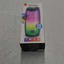 iLive Portable Bluetooth Color Changing Party Speaker, LED Light Effects, ISB212BLK