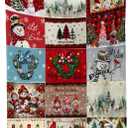 Cute Christmas Blanket and Throws for Adults/Women/Boys/Kids, Holiday Decor, Christmas Decorations/Gifts, Holiday Fleece Throw Blanket for Couch/Sofa 40"x 60"