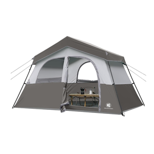 HG 6-8 Person Camping Tent Waterproof Family Cabin Tent for Camping