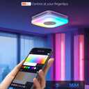 Orison Bathroom Exhaust Fan with Bluetooth Speaker, 110 CFM 1.0 Sone, bathroom vent fan featuring Light with 3 Color Temperatures, RGB Music Light, Nightlight, Remote Control, EZ Install, 52inch