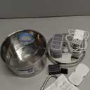 Cat Water Fountain Stainless Steel: 74oz/2.2L Cat Fountain for Drinking - Pet Water Fountain for Cats Inside - Quiet Cats Water Bowl Dispenser - Kitty Drinking Fountains - for Pets& Small Animals