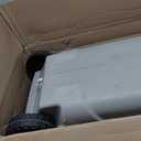 Coleman Classic Series Insulated Portable Rolling Cooler with Wheels, Leak-Resistant Outdoor Hard Cooler Keeps Ice up to 5 Days, 100-Quart (Rock Grey)