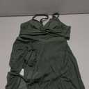 Blooming Jelly Womens High Waisted Bikini Set Gold Metal Two Piece Swimsuits Tummy Control Tie Knot 2026 Bathing Suits (Small, Army Green)