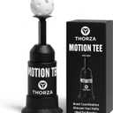 Thorza Motion Tee Solo Baseball Training System for Swing & Hand-Eye Coordination (Includes 1 Motion Tee Mini Training Ball)