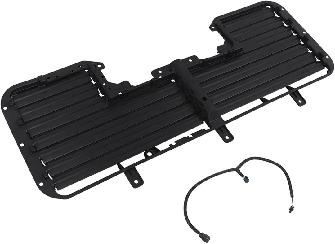 labwork Active Grille Shutter 84363184 Replacement for Chevy Silverado 1500 Replacement for GMC Sierra 1500 2017-2019 with Motor