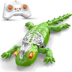 Upgrade Wall Crawler Gecko with Gift Card, Rechargeable Remote Control Robot Kids Toys, Gecko Wall Climbing Toy for Kids, Boys, Girls, Birthday & Easter Gifts