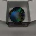 Gear Ball 3D Printed Spin Ball Cube Fidget Toys, Gear Sphere Fidget Toy, GearSphere Desk Toy Stress Fidget Balls, Fidgets Spinners for Adults & Kids Anxiety Relaxing (Laser Blue Gold, 3.1 Inch)