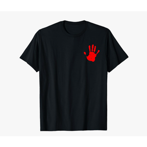 Native America Stolen Sisters Red Hand T-Shirt,L