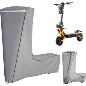 Electric Scooter Cover, 1680D Heavy Duty Waterproof and Dustproof Oxford Cloth, UV Resistant & Anti-Scratch, Includes Storage Pouch, A Better Fitting Electric Scooter Cover (Gray, 54x8x52 inch)