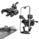 Esoulk Car Phone Holders for Your Car Air Vent Phone Mount [Thick Cases Friendly] Cell Phone Holder Car Accessories for Women Men for iPhone 16e 16 15 Pro Max Samsung S25 Ultra All Phones, Black