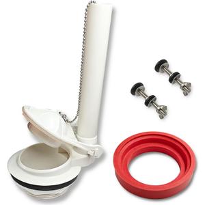 Toilet Flush Valve for American Standard Champion 4/Titan/Duravit, for American Standard Champion 4149a/4215a/4260/4266 Tanks, Includes Flapper/Gasket/Bolt Kit