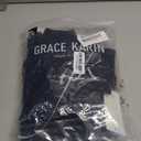 GRACE KARIN Women Work Bodycon Dresses 2026,Business Office Midi Cap Sleeve Button Pencil Formal Outfits with Pockets (8, Navy Blue)