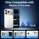 2 x [2+2] AR(Anti-Reflective) Screen Protector for iPhone 17 Pro Max + Camera Lens Protector, [Anti-Glare] 9H+ Tempered Glass with Auto-Align Kit Bubble-Free Installation, Anti-Fingerprint, HD Clear, Case Friendly