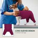 Kuoser Dog Surgery Suit for Back Legs, Dog Rear Leg Sleeve to Stop Licking, Female Spay Recovery Suit for Dogs After Surgery, Pet Puppy Surgical Pants Onesie for Abdomen Wounds Skin Disease, XL