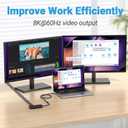 USB C Extension Cable 6.6FT (2 packs/240W/40Gbps/8K), Type C Extender Cables Fast Charging Male to Female Braided Data Cord, 60Hz Video Display Compatible with iPhone 16/PSVR2/MacBook/iPad/Magsafe