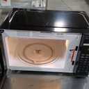 Emerson MW7302B Compact Countertop Microwave Oven with Touch Control, LED Display, 700W, 10 Power Levels, 6 Auto Menus, Glass Turntable and Child Safe Lock, 0.7 Cu., Ft. Black