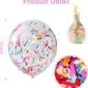 Donut Sweet Balloon Garland Arch Kit, Donut Party Supplies Sets Multi Color Donut Shaped Balloons for Wedding Donut Themed Birthday Party Photo Props