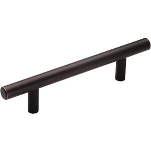 Amerock | Cabinet Pull | Oil Rubbed Bronze | 3-3/4 inch (96 mm) Center to Center | Bar Pulls | 10 Pack | Drawer Pull | Drawer Handle | Cabinet Hardware