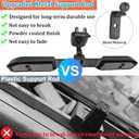 Phone Mount for 2024 2025 2026 Jeep Wrangler JL JLU Gladiator JT (NOT for Wrangler 4XE) Multi-Mount Phone Holder Dash Mount System Kit Accessories with Dashboard Tray Storage Box