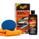 Meguiar's Quik Eraser Kit, Car Scratch Remover for Repairing Surface Blemishes, Car Scratch Repair Kit with ScratchX, Drill-Mounted Pad, and Microfiber Towel