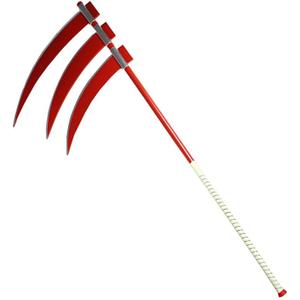 71" Fantasy Foam Scythe Sword for Hidan's Triple-Bladed Foam Scythe for Cosplay, Costume for Halloween, Xmas Gift, 71 inches x 29.5 inches