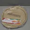 Pizza Pan - 14 Inch Nonstick Pizza Pan for Oven with Widen Handles for Cooking, Baking, and Grilling - Durable, Even Heating, Long-Lasting Kitchen Cookware (2, Golden)