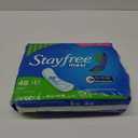 Stayfree Maxi Super Long Wingless Reliable Protection and Absorbency Pads For Women, 48 Count (Pack of 1)