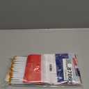 50 Pack France Hand Held Mini Flags, Small French Stick Flags with Pole, International Country Flags, Festival Events, Parades, Patriotic, Indoor and Outdoor, Party Decorations (France)