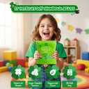 3 x 4E's Novelty St. Patrick's Day Shamrock Candy Bulk 2LB - 170 Pcs, Refreshing Artificial Peppermint Flavored Green Shamrock Jelly, St Patty's Day Gummies, Pot of Gold Filler, Party Favors Snacks, Saint Patricks Day Treats (EXP 04/06/27)