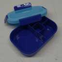 Jelife Lunch Box Kids Bento Box - 1300ML Ideal Leak Proof Bento Lunch Box for Kids School Lunchbox for Teens Toddlers Boys, Lunch Box Snack Containers with Utensil, Food Fork Picks & Cake Cups, Blue