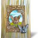 Cosmic Shimmer Fairy Tales Frame Silicone Mold for Crafting and Mixed Media Art. Use with Air Dry & Polymer Clay, Resin, Wax, Cold Porcelain & More. Size 8.1 x 5.4 Inches, from Katy Sue Craft Molds