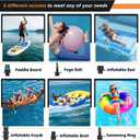 SUP Pump Hose, Inflation Hose for Portable Electric Air Pump, Quick Connect Adapter for Stand Up Paddle Board, Boat, Pool, Air Mattress, Inflatable Tent