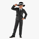 fun shack, Boys Gangster Costume, Gangster Costume Kids, Boys 1920s Costumes, Halloween Costumes for Kids Size M