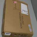 JIUYOTREE Metal Clothing Rack with Wheels, 43.3 Inches Rolling Clothes Garment Coat Rack with Bottom Shelf, Clothing Rack for Hanging Clothes, Coats, Skirts, Shirts, Sweaters, Black