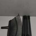 Rake for Leaves, 25 Metal Tines Wide Leaf Rake, 60'' Leaf Rakes for Lawns with Adjustable Steel Handle for Camping Flower Beds Mulch Shrub, Black