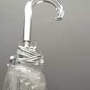 Totes Adult Bubble Umbrella with Dome Canopy and Lightweight Wind and Rain Protection