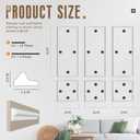 Peel and Stick Wall Molding Kit, Accent Wall Panels for Interior Wall Decor with Double-Sided Tape, 3 Set Pre-Cut PS Wainscoting Panels (54 * 24 in)