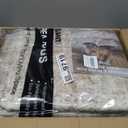 Nakagishi 6x9 Area Rugs Living Room: Washable Large Vintage Rug Neutral Non-Slip Soft Stain Resistant Indoor Carpet for Bedroom Nursery Dining Room Office Playroom - Beige Gray