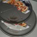GoodCook Everyday Nonstick Steel Pizza Pan, 16", Cutting guide, Gray Set of 2
