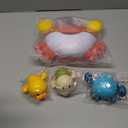 Baby Bath Toys for Toddlers, Crab Bath Bubble Maker with 12 Songs, 3 Pack Wind-up Pool Toys for Kid, Bathtub Toys As Birthday Gift for Boys Girls