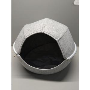 Donut Cat Tunnel Bed Peekaboo Cat Cave for Large Cats Up to 30 Lbs, Kitty Int