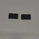 2 Pack Dust Cover Hinge Set Replacement Part for Turntables SL 1200 MKII / 1210 MKII, 1200M3D, MK2, MK3, MK4, M5G, SFUMM02N04, with Screws and Backing Plate